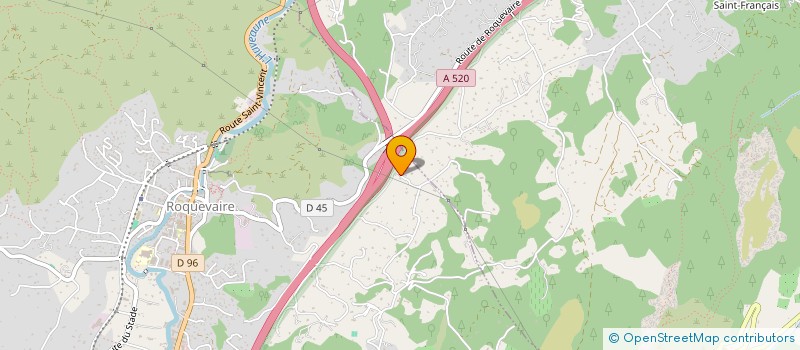 localisation de l'entreprise COPRAEX  ROQUEVAIRE