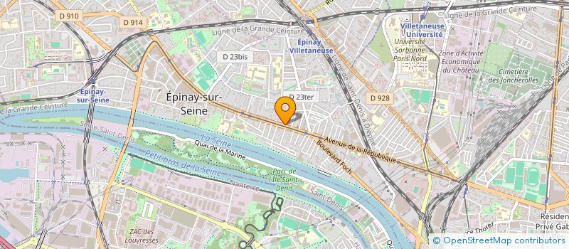 localisation de l'entreprise COPRAL  EPINAY-SUR-SEINE