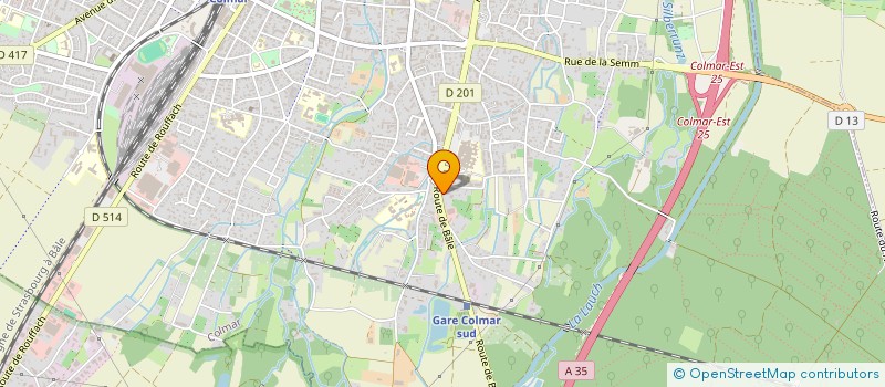 localisation de l'entreprise COPRAL à COLMAR