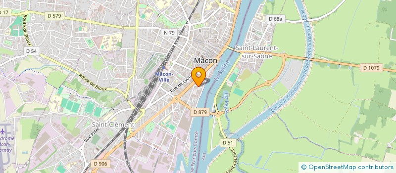 localisation de l'entreprise COPREBA SOCIETE NOUVELLE à MACON