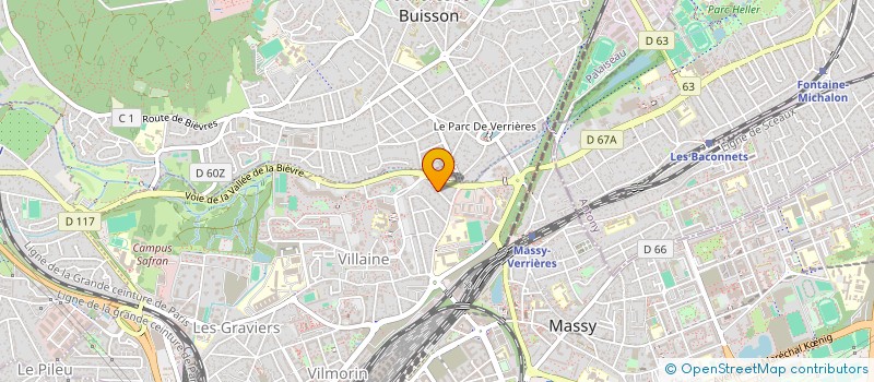 localisation de l'entreprise COPRES à MASSY