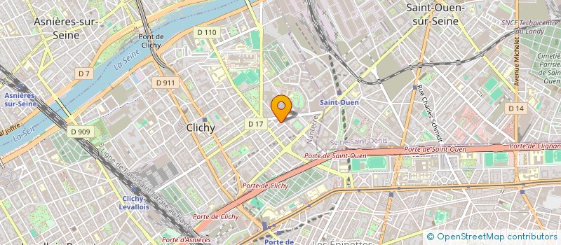 localisation de l'entreprise COPRI à CLICHY
