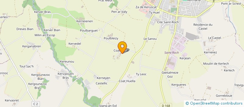 localisation de l'entreprise COPRI  PLOUDALMEZEAU