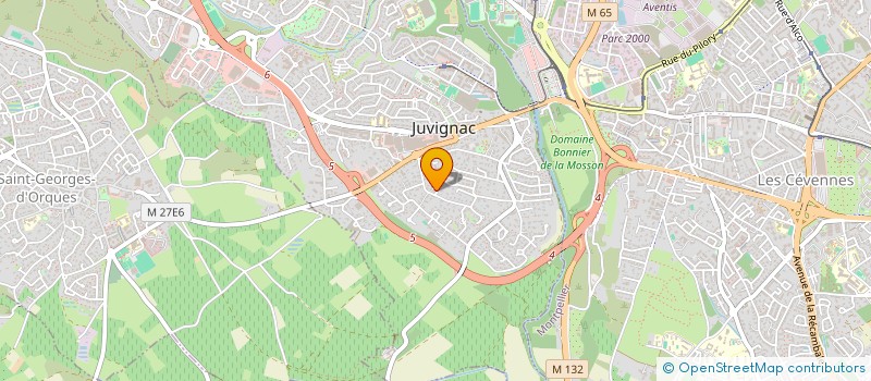 localisation de l'entreprise COPRIMA SUD à JUVIGNAC