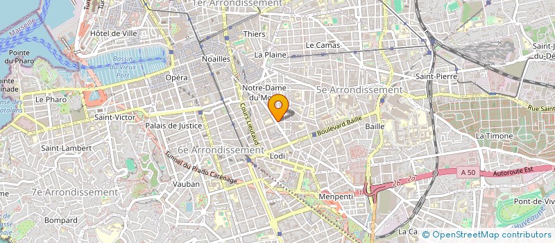 localisation de l'entreprise COPRO 1 RUE D' ALGER  MARSEILLE