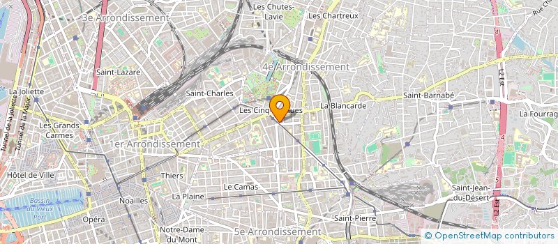 localisation de l'entreprise COPRO 11 AV FOCH à MARSEILLE 4EME