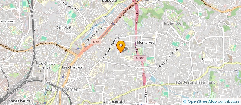 localisation de l'entreprise COPRO 11 BD NOEL à MARSEILLE