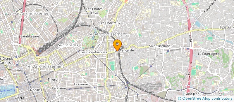 localisation de l'entreprise COPRO 111 BD DE LA BLANCARDE  MARSEILLE