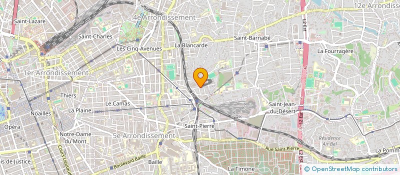 localisation de l'entreprise COPRO 119 BD HOPKINSON à MARSEILLE