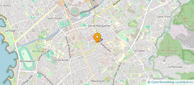 localisation de l'entreprise COPRO 13 AV DE LA MAGALONE 13009 MARSEILLE à MARSEILLE