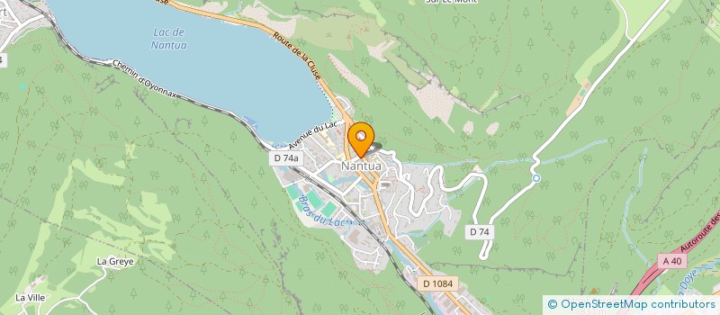 localisation de l'entreprise COPRO 13 R DR BAUDIN 40 HOTEL VILLE à NANTUA