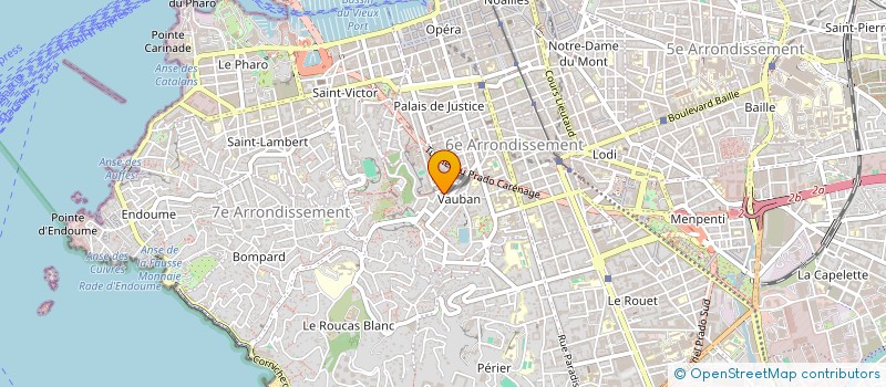 localisation de l'entreprise COPRO 140 BD NOTRE DAME à MARSEILLE