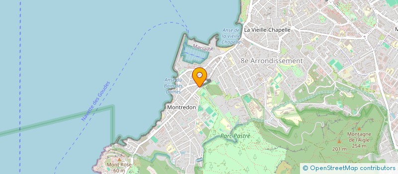 localisation de l'entreprise COPRO 146 148 AV MONTREDON à MARSEILLE