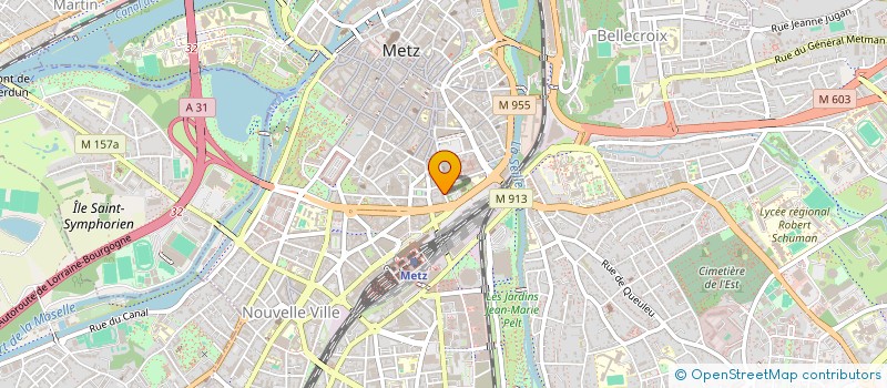 localisation de l'entreprise COPRO 15 RUE DE LA GENDARMERIE  METZ