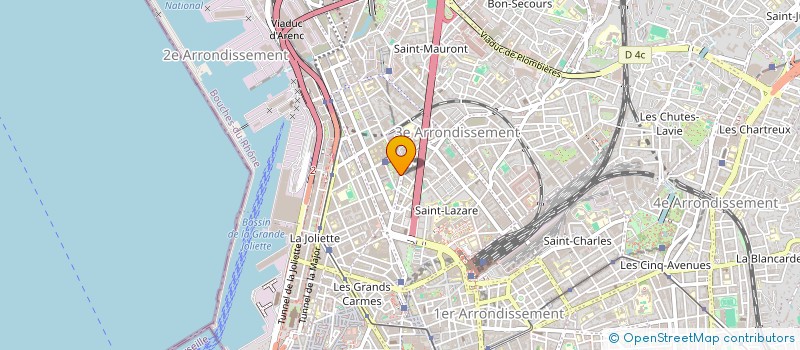 localisation de l'entreprise COPRO 163 AV CAMILLE PELLETAN à MARSEILLE