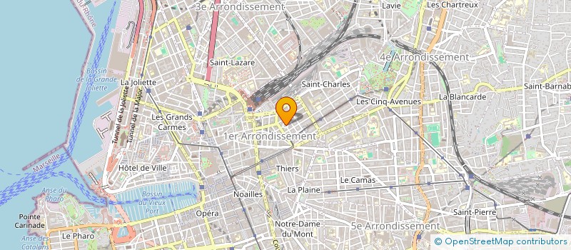 localisation de l'entreprise COPRO 17 PLACE ALEXANDRE LABADIE  MARSEILLE