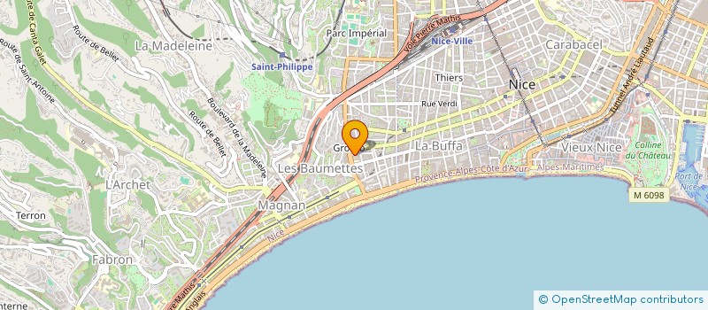 localisation de l'entreprise COPRO 17 RUE ALEXIS MOSSA à NICE