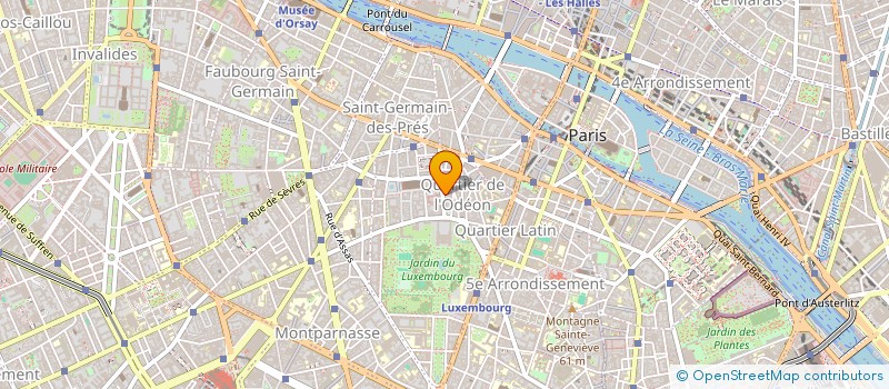 localisation de l'entreprise COPRO 17 RUE DE TOURNON 75006 PARIS  PARIS