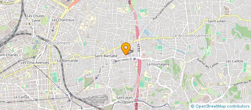 localisation de l'entreprise COPRO 17 TRA CAZENEUVE à MARSEILLE