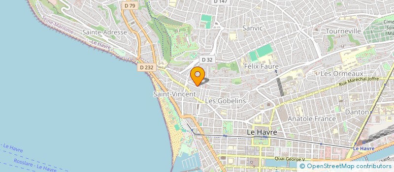 localisation de l'entreprise COPRO 19 RUE D'ESNAMBUC à LE HAVRE