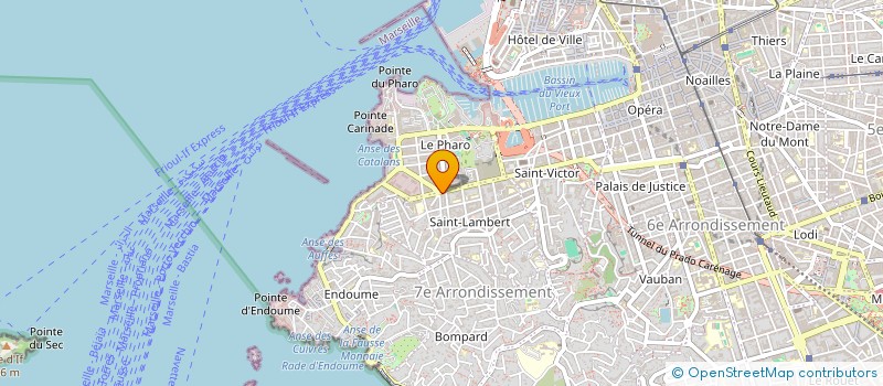 localisation de l'entreprise COPRO 1A PL 4 SEPTEMBRE  MARSEILLE