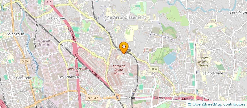 localisation de l'entreprise COPRO 2 BD MYERES à MARSEILLE