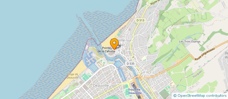 localisation de l'entreprise COPRO 2 IMPASSE DE LA MER  TROUVILLE-SUR-MER