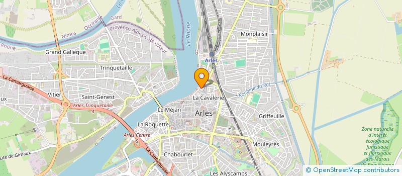 localisation de l'entreprise COPRO 2 PL GOUNOD  ARLES