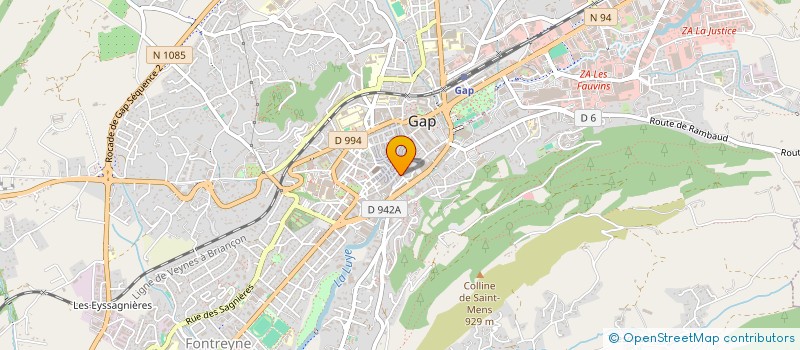 localisation de l'entreprise COPRO 2 RUE VILLARS  GAP