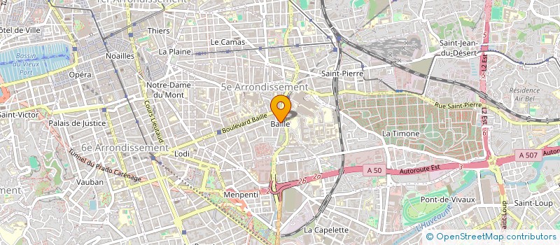 localisation de l'entreprise COPRO 207 RUE STE CECILE à MARSEILLE
