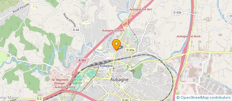 localisation de l'entreprise COPRO 22 RUE ROGER SALENGRO à AUBAGNE