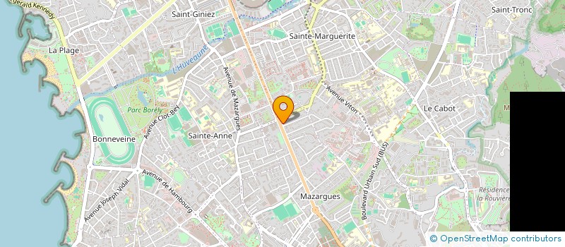 localisation de l'entreprise COPRO 23 SQUARE MICHELET à MARSEILLE 9EME