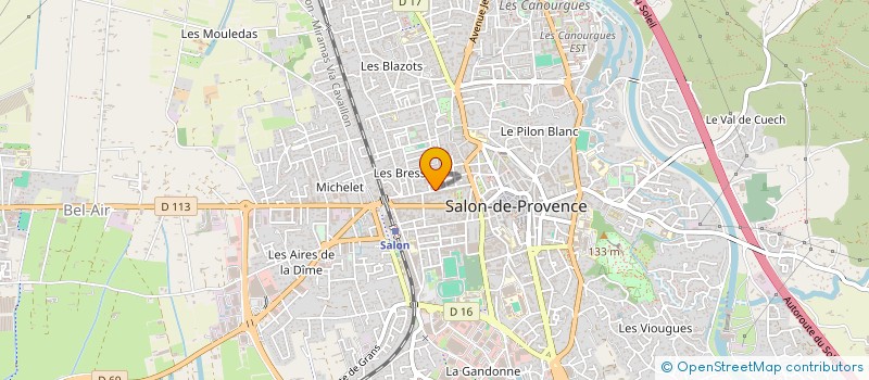 localisation de l'entreprise COPRO 238 BD CLEMENCEAU  SALON-DE-PROVENCE