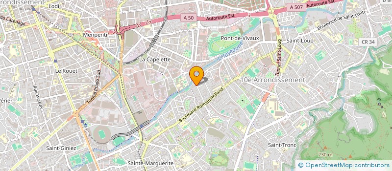 localisation de l'entreprise COPRO 24 BD LARRAT à MARSEILLE
