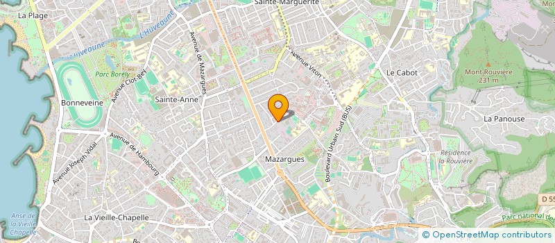localisation de l'entreprise COPRO 24 CH DE LA BONNAUDE à MARSEILLE