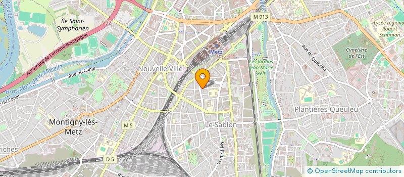 localisation de l'entreprise COPRO 25  RUE A PROST  METZ