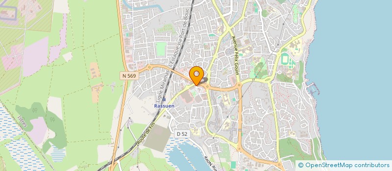 localisation de l'entreprise COPRO 25 RUE LONGUE CAPUCINS  ISTRES