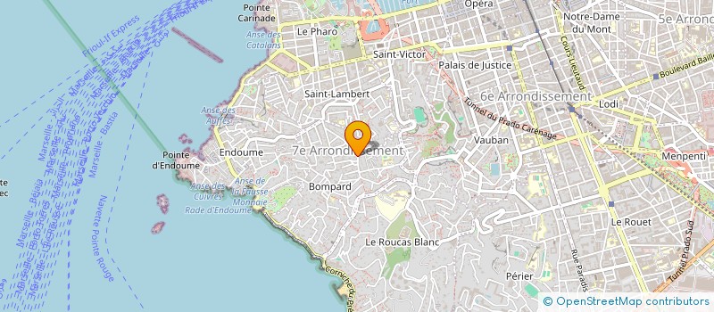 localisation de l'entreprise COPRO 28 CH VALLON ORIOL  MARSEILLE