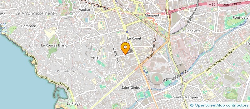 localisation de l'entreprise COPRO 29 31 BD RODOCANACHI  MARSEILLE