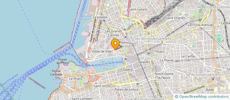 localisation de l'entreprise COPRO 29 35 GRAND RUE à MARSEILLE