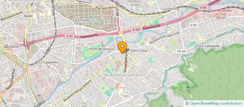 localisation de l'entreprise COPRO 3 BD DE L'OCTROI à MARSEILLE