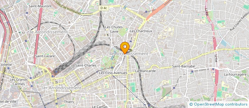 localisation de l'entreprise COPRO 3 PLACE BROSSOLETTE à MARSEILLE