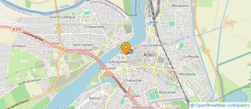 localisation de l'entreprise COPRO 3 RUE PASTEUR  ARLES