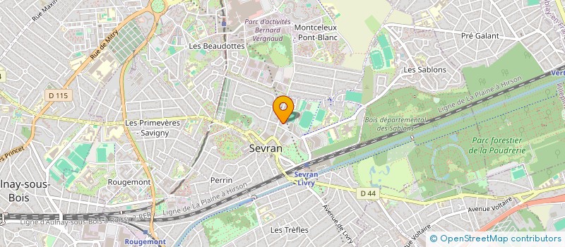 localisation de l'entreprise COPRO 30 -32 RUE GABRIEL PERI 93270 SEVRAN à SEVRAN