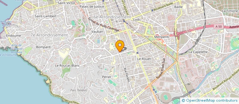 localisation de l'entreprise COPRO 308 R PARADIS à MARSEILLE