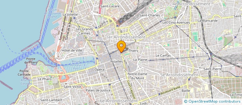 localisation de l'entreprise COPRO 32 BD GARIBALDI  MARSEILLE