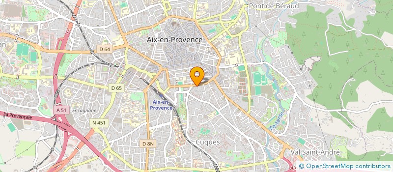 localisation de l'entreprise COPRO 34 BD DU ROY RENE à AIX-EN-PROVENCE