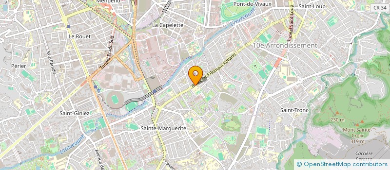 localisation de l'entreprise COPRO 343 BD ROMAIN ROLLAND à MARSEILLE