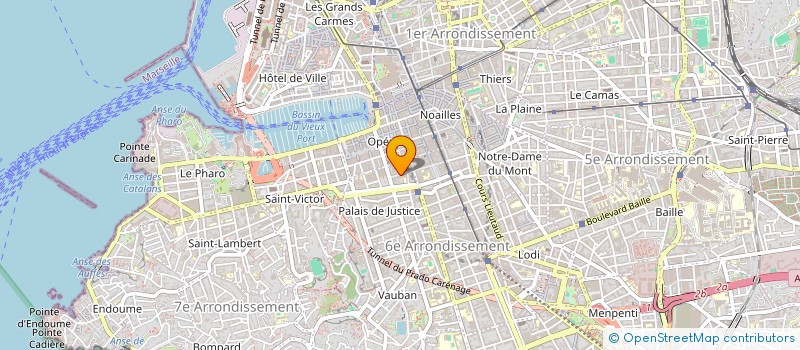 localisation de l'entreprise COPRO 35 RUE MONTGRAND à MARSEILLE