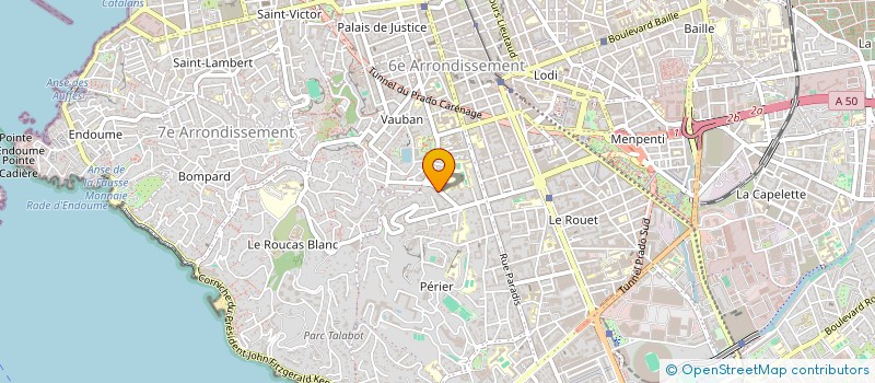 localisation de l'entreprise COPRO 37 BD GASTON CREMIEUX à MARSEILLE